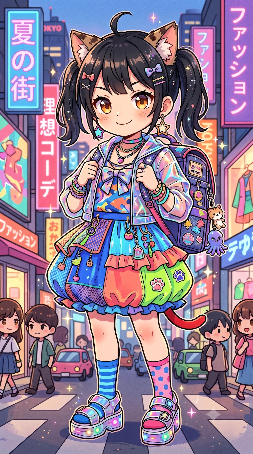 【#理想の夏コーデ】ジェミ子ちゃんの場合