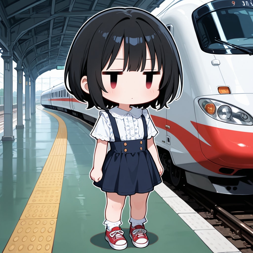 列車を見に行く