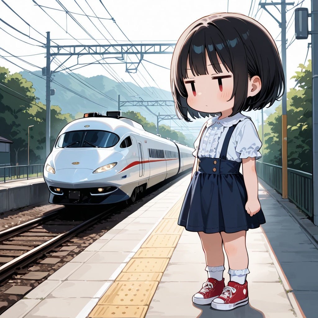 列車を見に行く