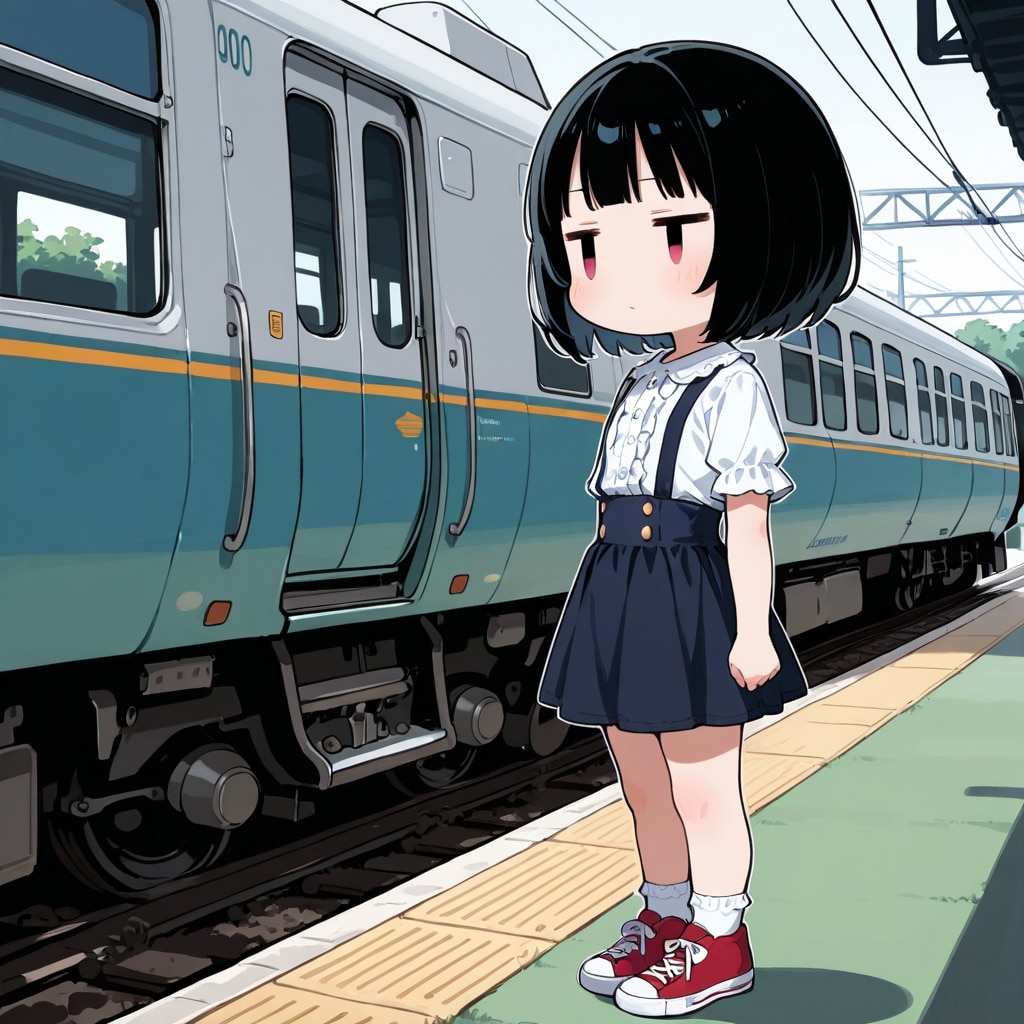 列車を見に行く