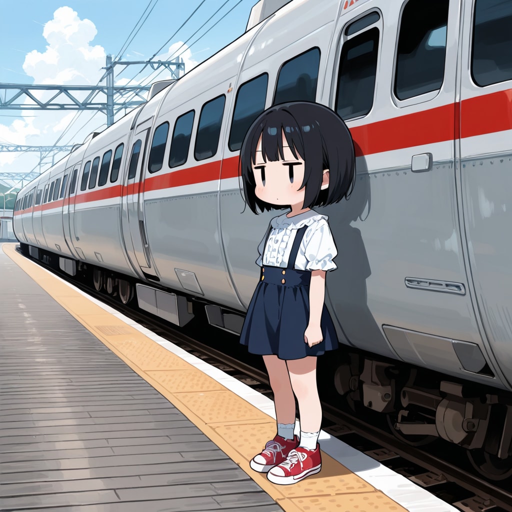 列車を見に行く