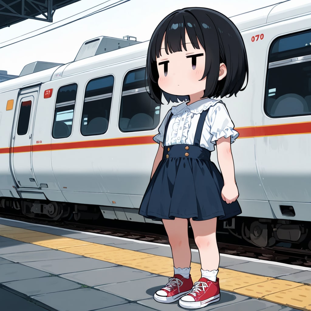 列車を見に行く