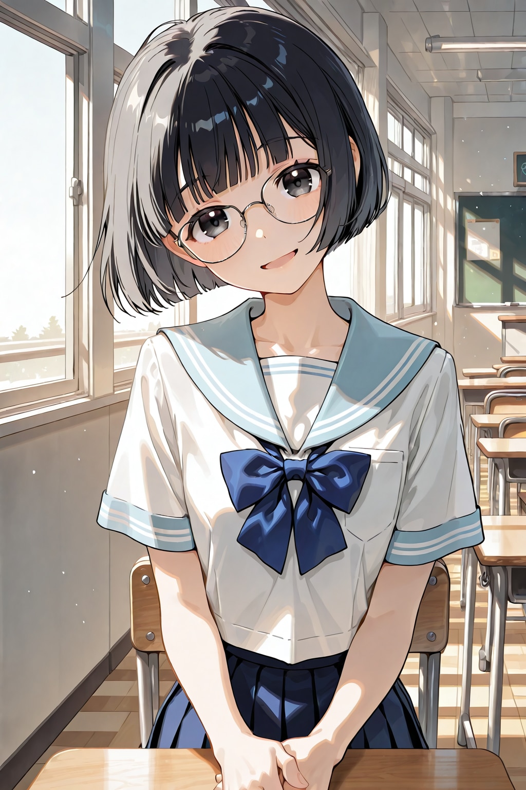 眼鏡×公立ダサ制服女子２７