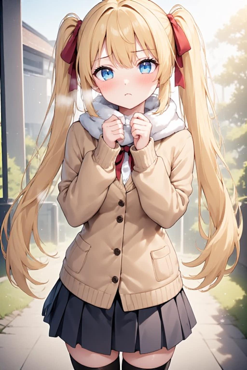 遅い……。寒い中、どれだけ待たせるつもりよ