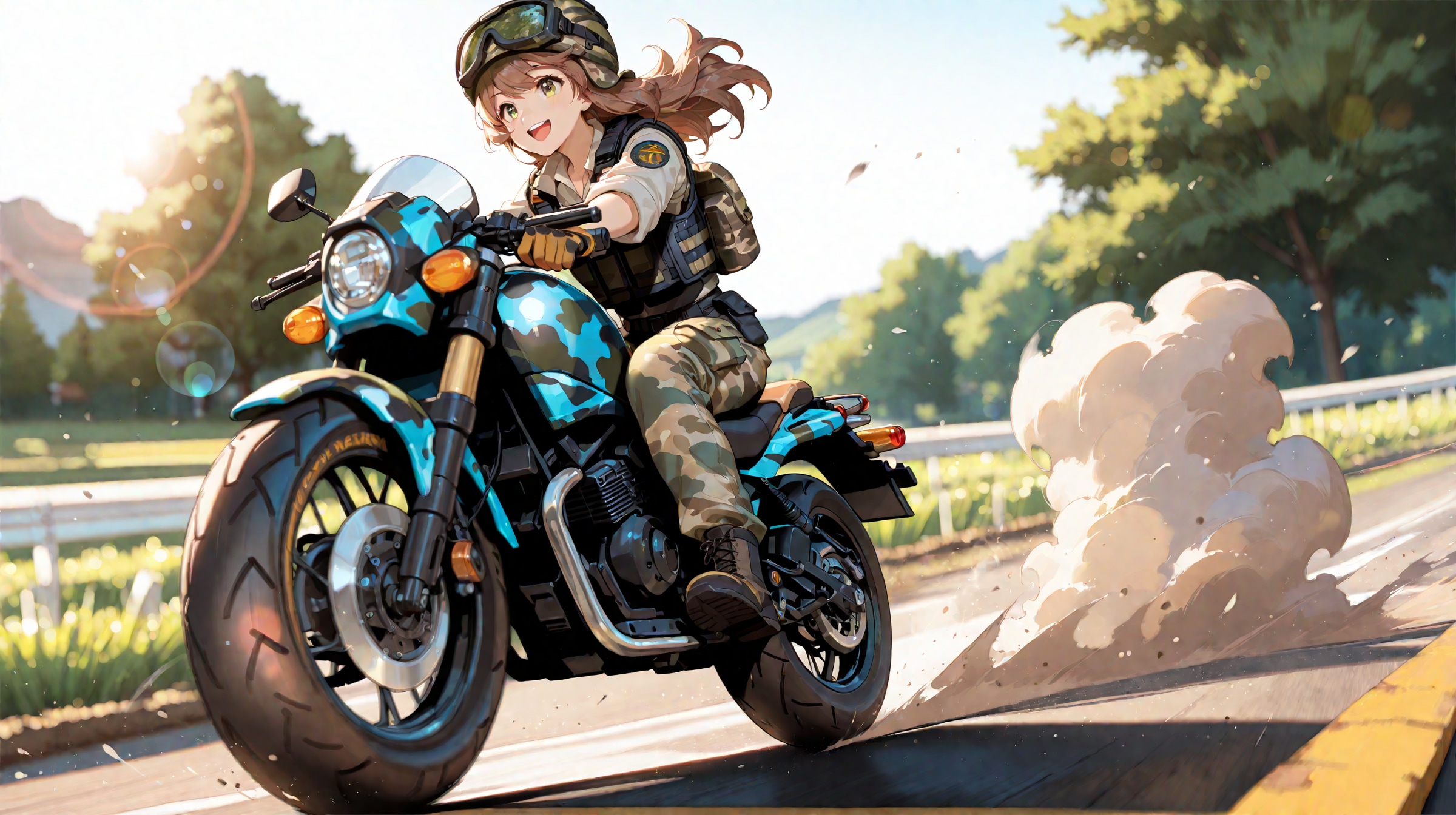 バイクでＧｏ！ | の人気AIイラスト・グラビア