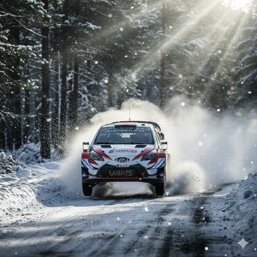 【過去作再生成】WRC選手権で疾走するラリーカー