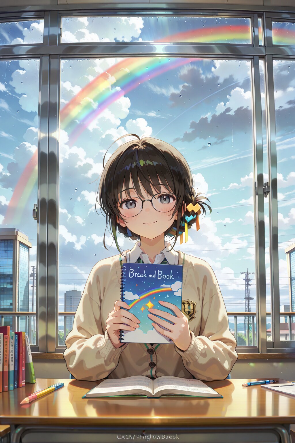 虹が出たとき…理系と文系の先生の違い