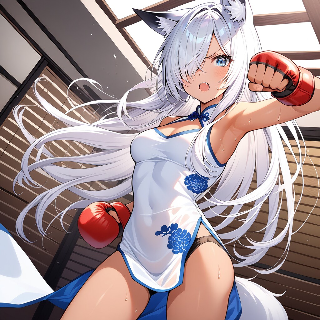格闘家狐娘・次女