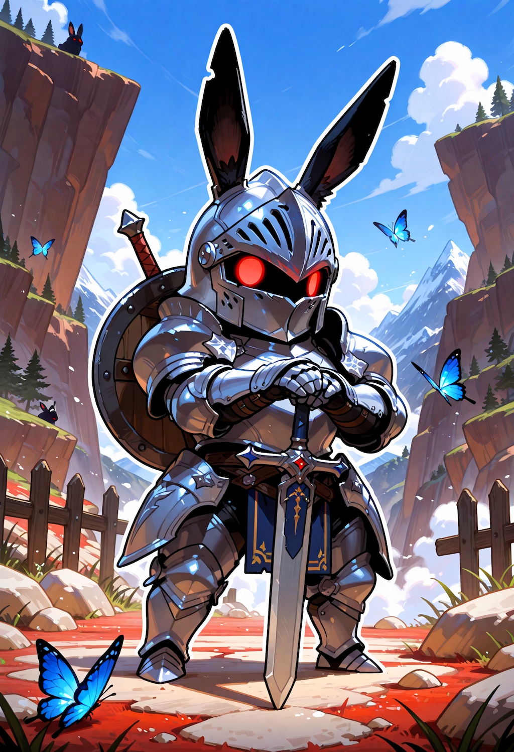 町の衛兵・クロウサギ。