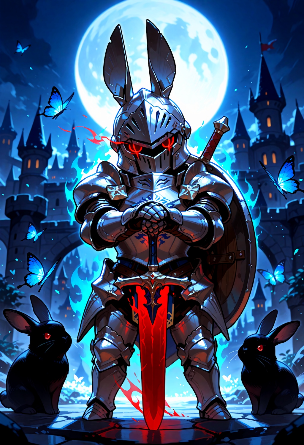 町の衛兵・クロウサギ。