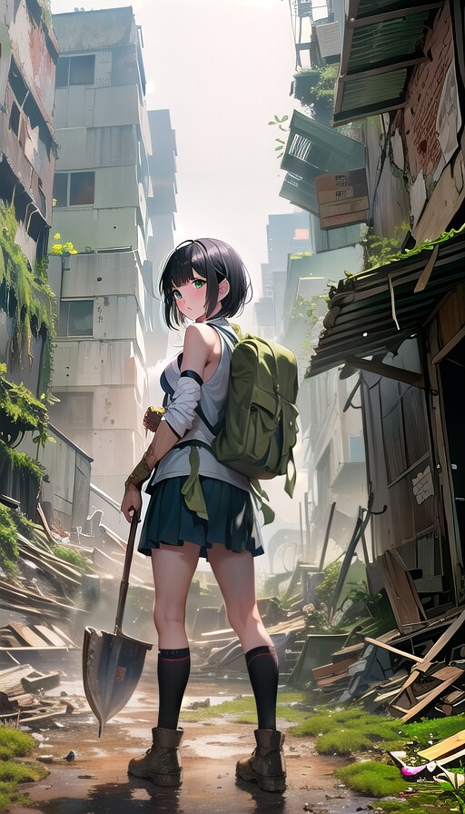 「旅人」てすと | の人気AIイラスト・グラビア