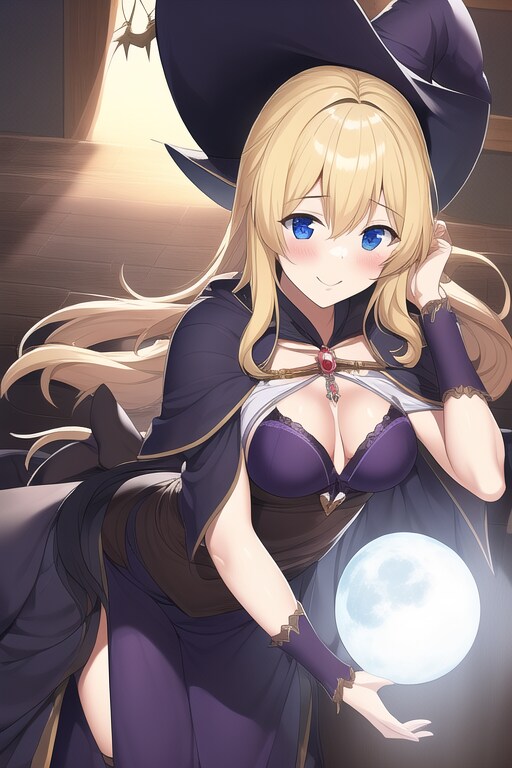 魔女と月食とほうき（星）