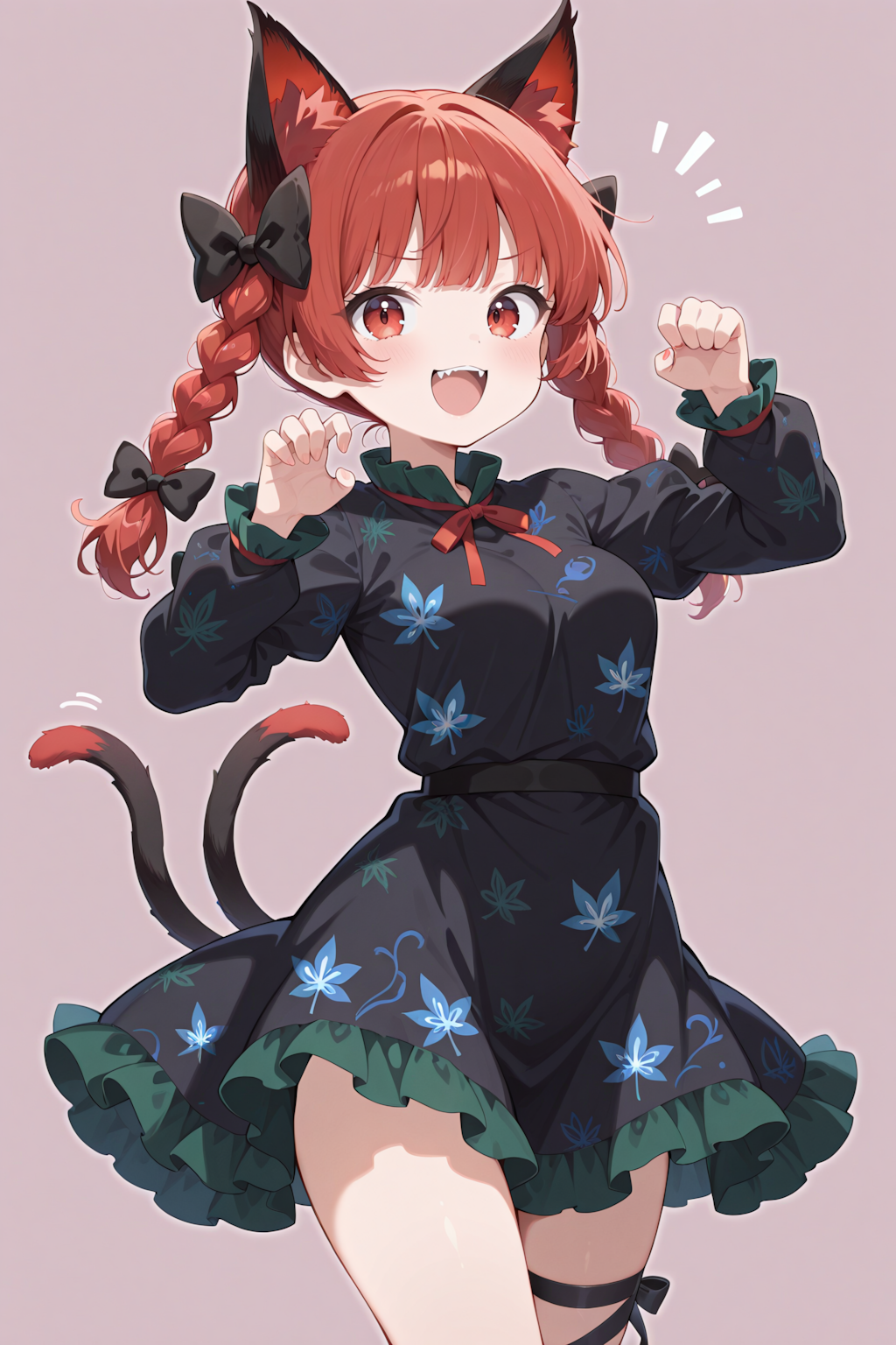 元気いっぱい猫娘