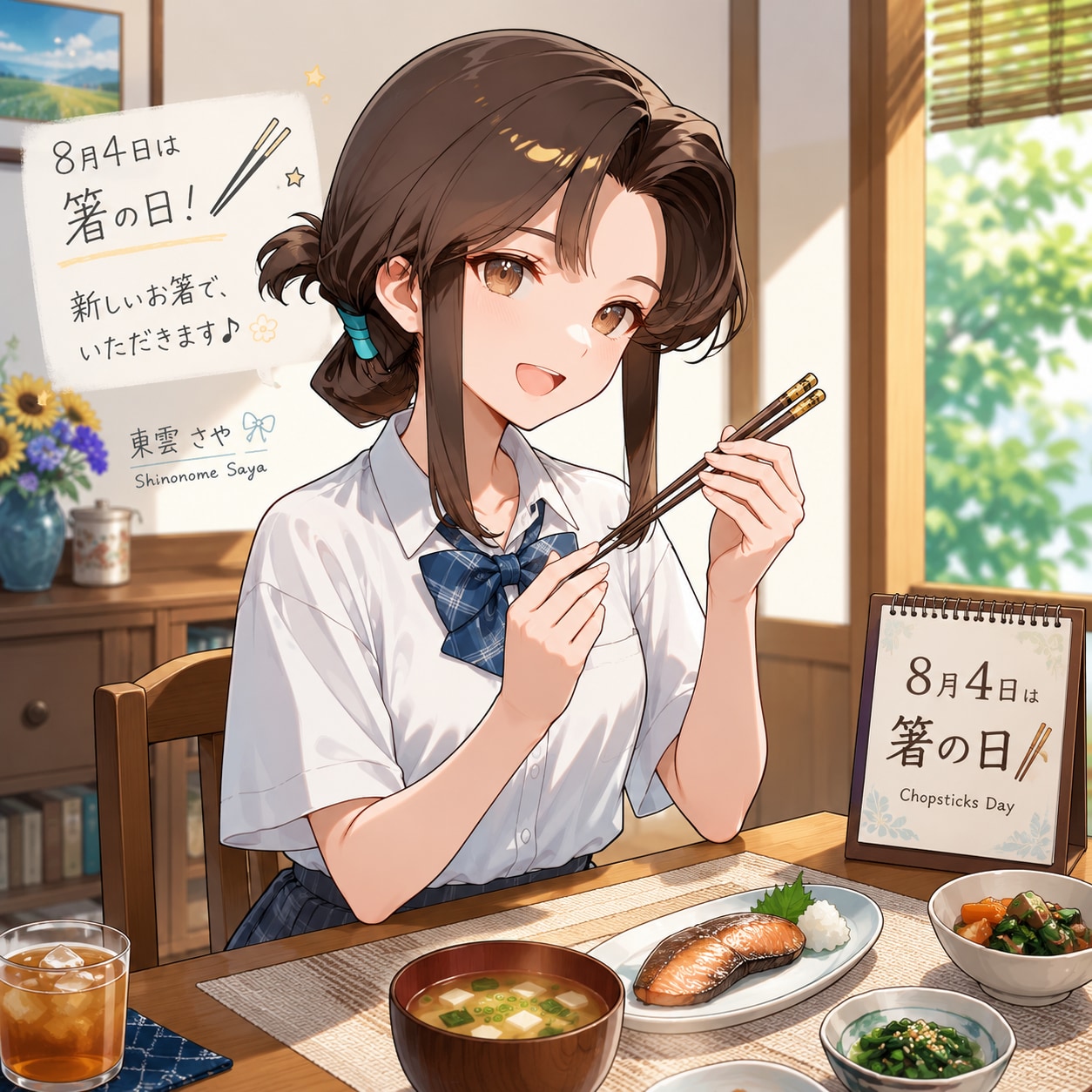 [今日は何の日 8/4] 箸の日
