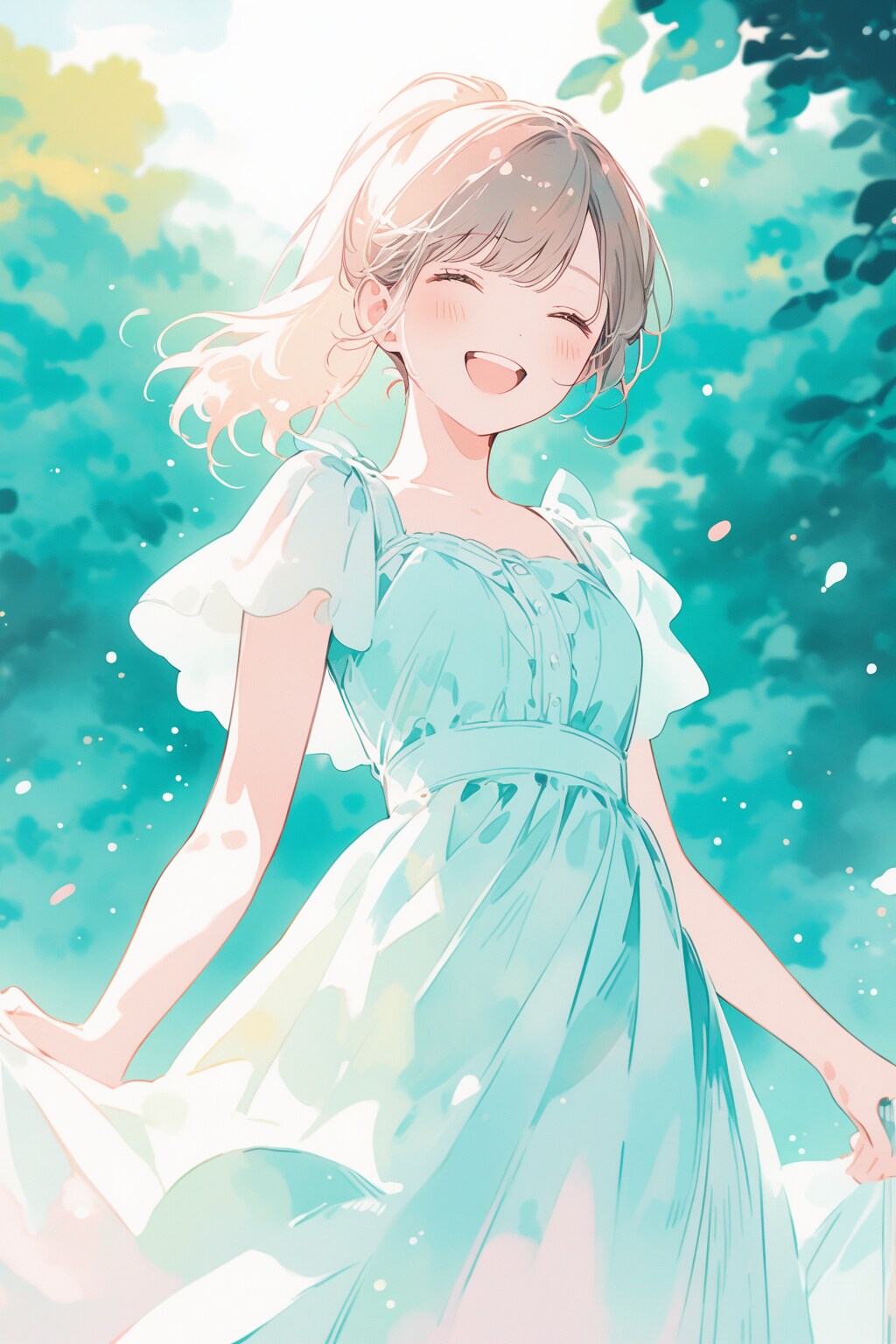 ウェディングドレス姿のお嬢（９）