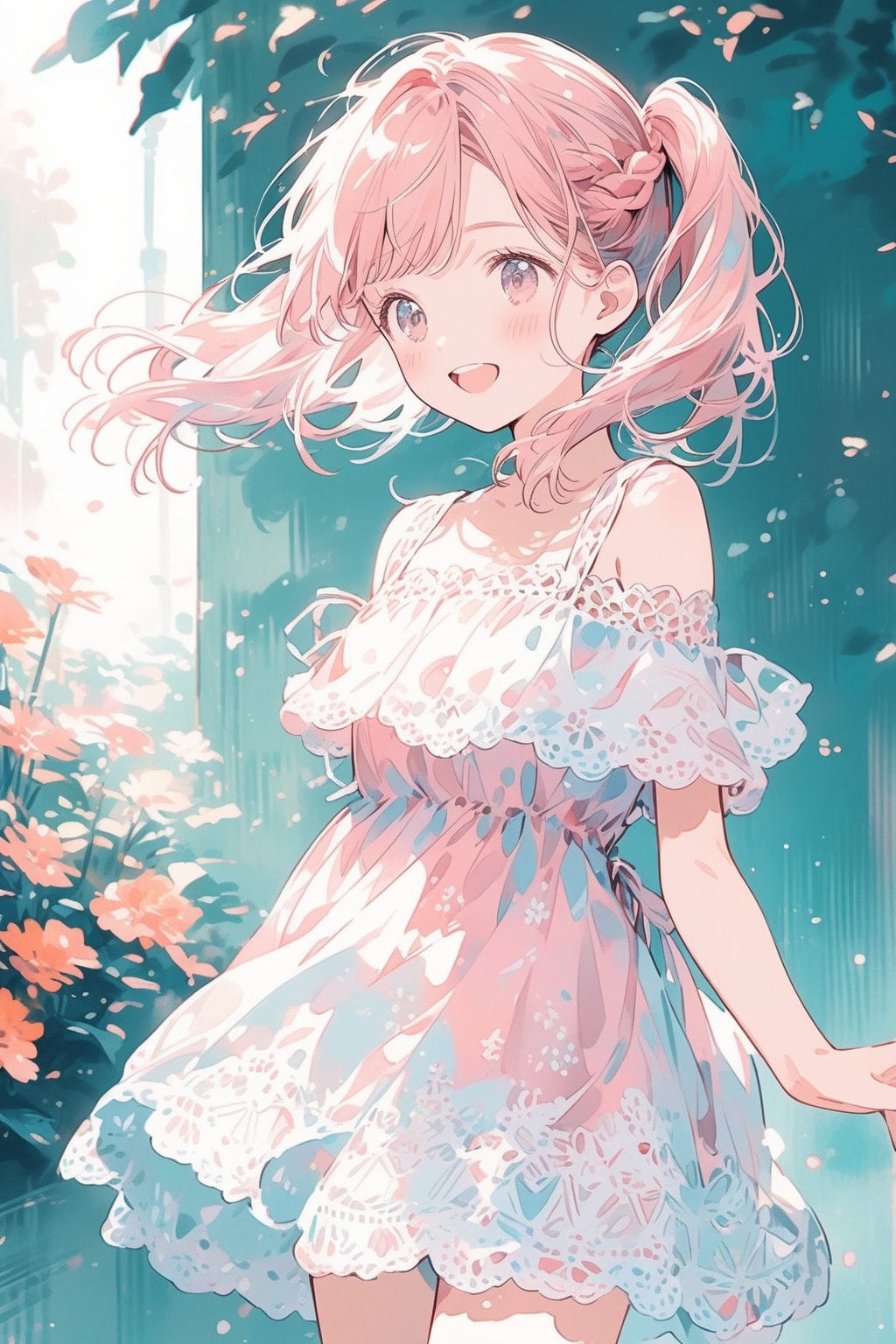 ウェディングドレス姿のお嬢（９）