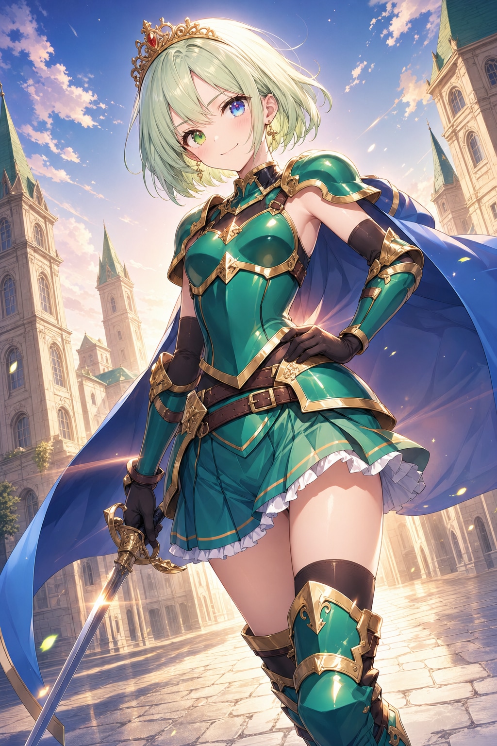 蒼色の姫騎士2