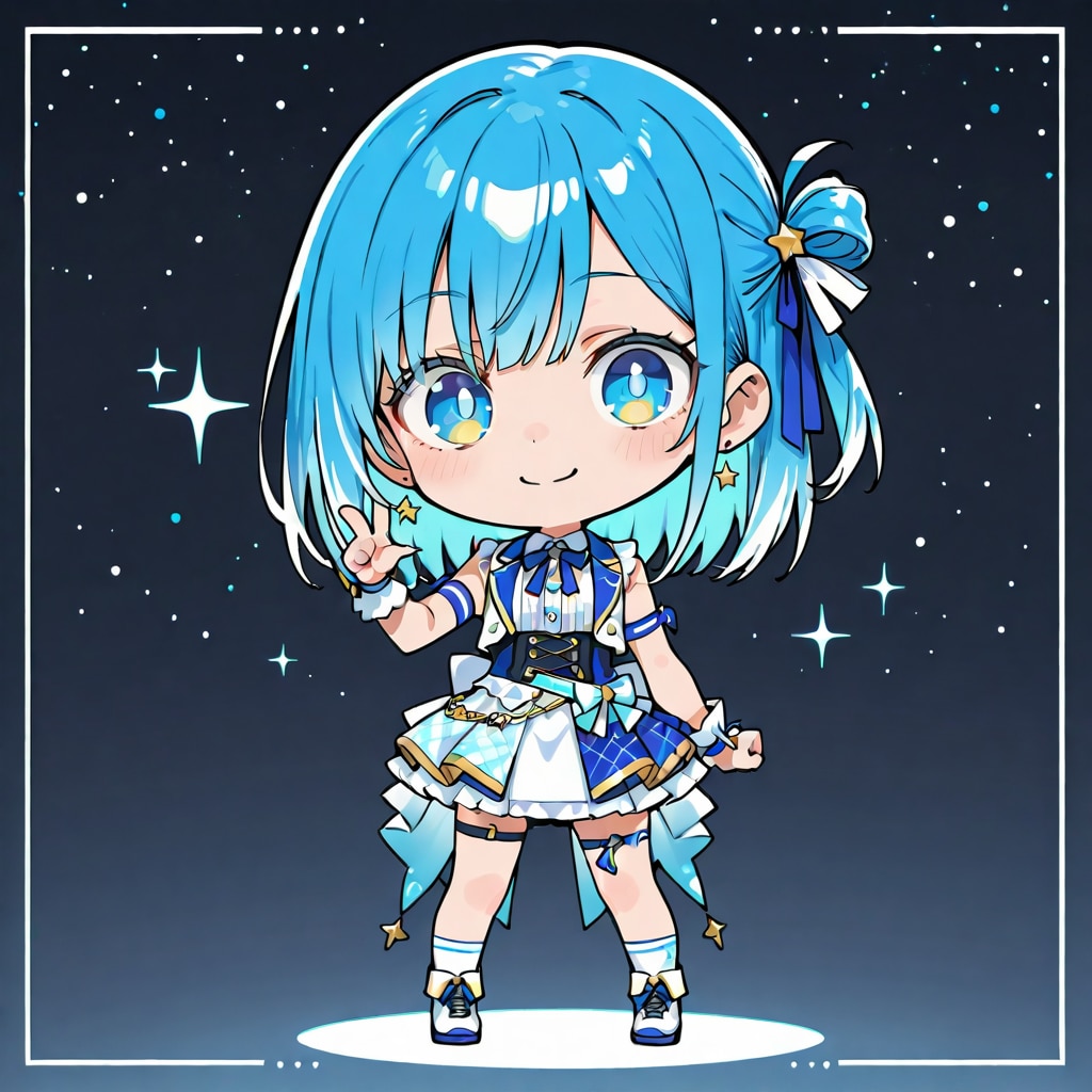 SD古波蔵眞琴ちゃん　アイドル編 | の人気AIイラスト・グラビア