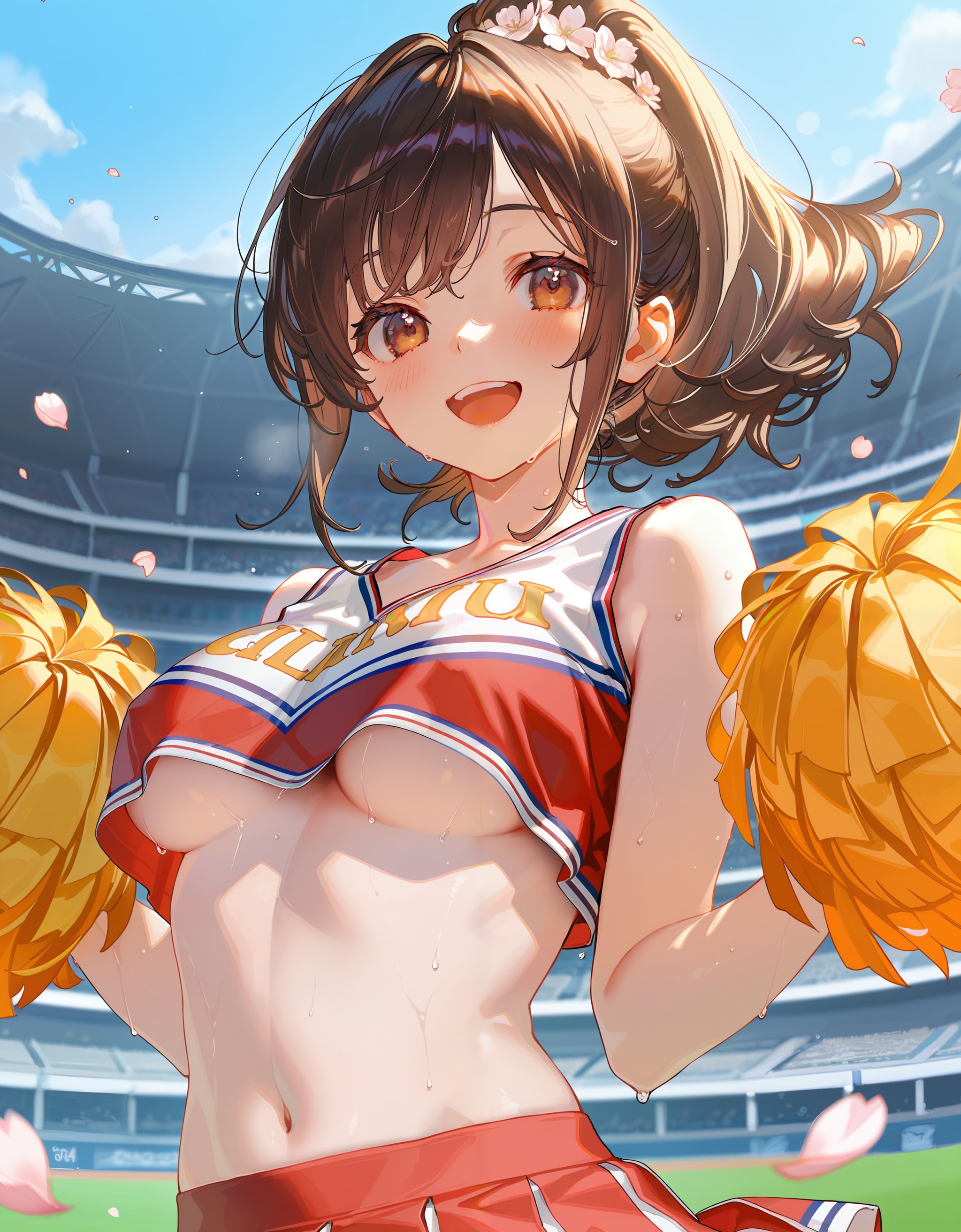 チアリーダーポニテさん