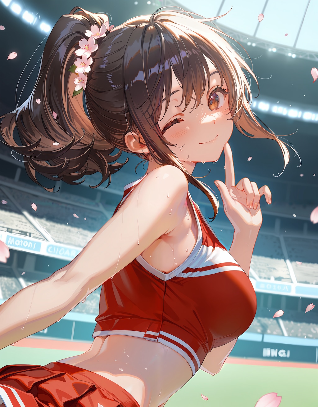 チアリーダーポニテさん