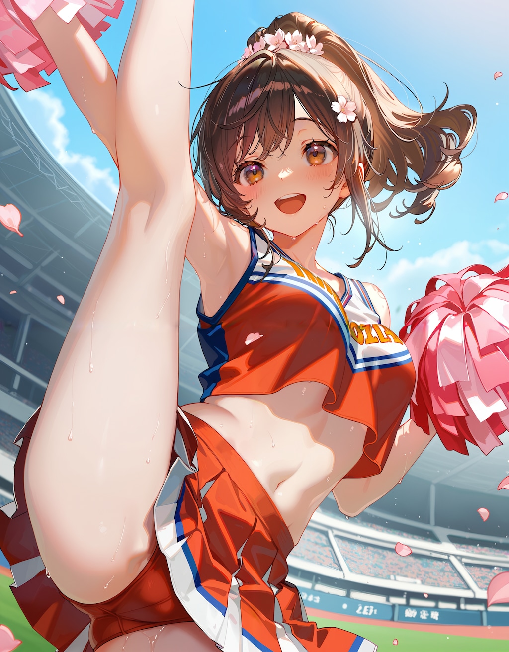 チアリーダーポニテさん