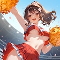 チアリーダーポニテさん 5枚目