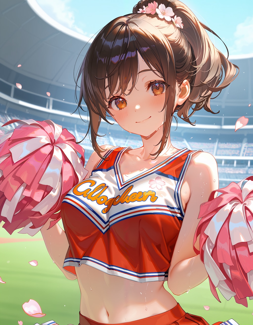 チアリーダーポニテさん