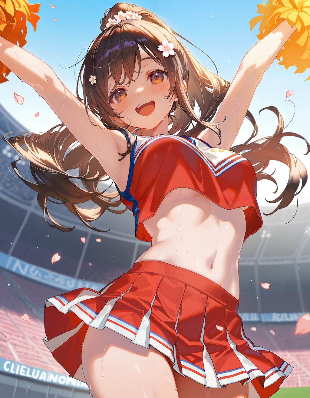 チアリーダーポニテさん