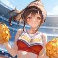 チアリーダーポニテさん 2枚目