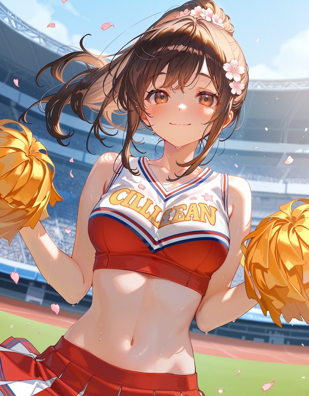 チアリーダーポニテさん