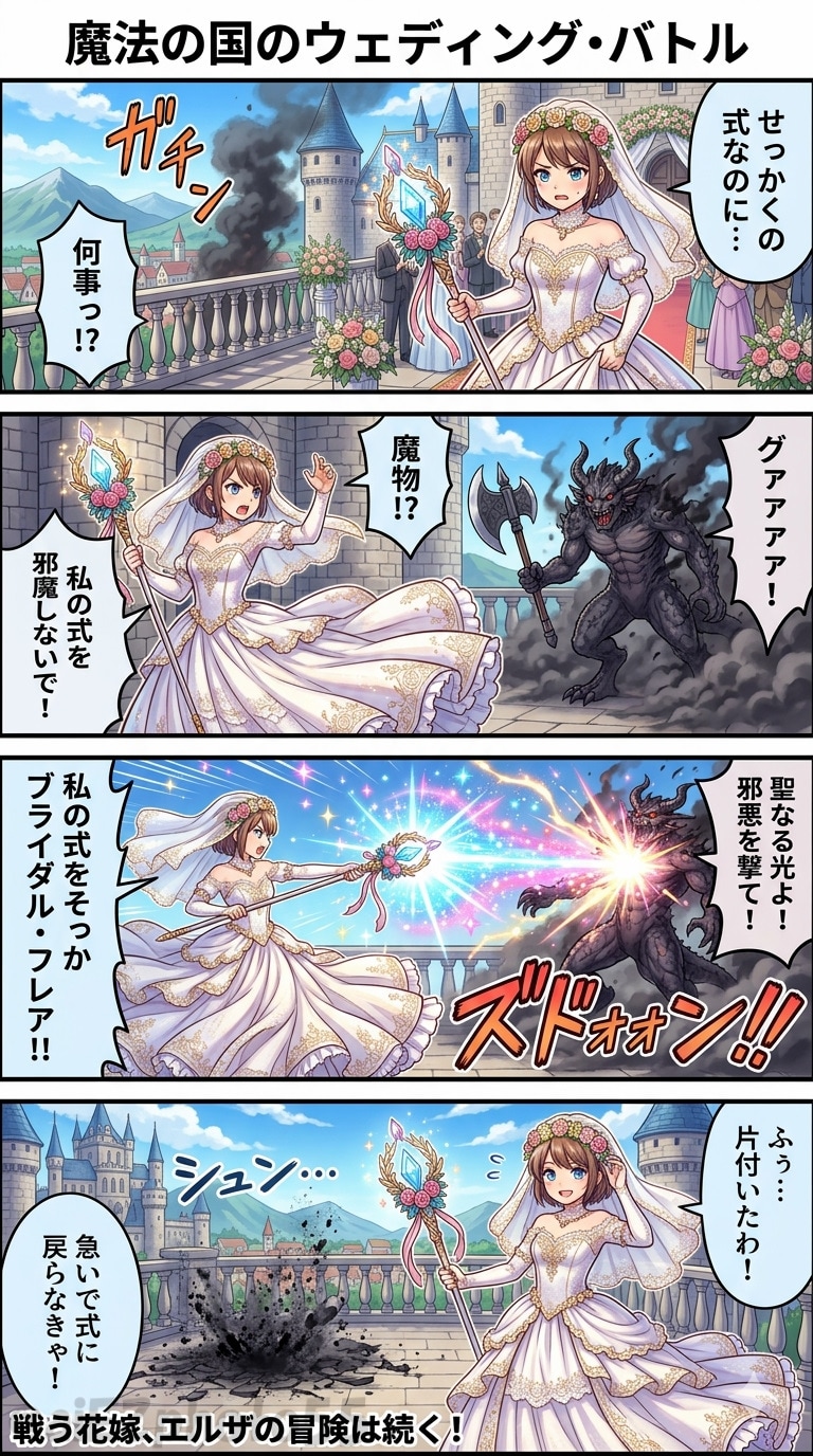 魔法の国のウェディング・バトル