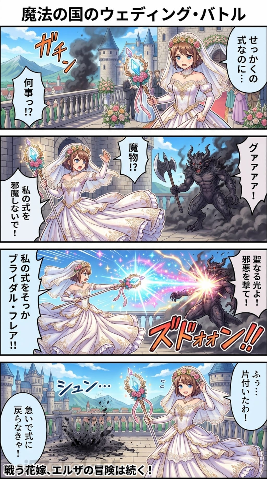 魔法の国のウェディング・バトル