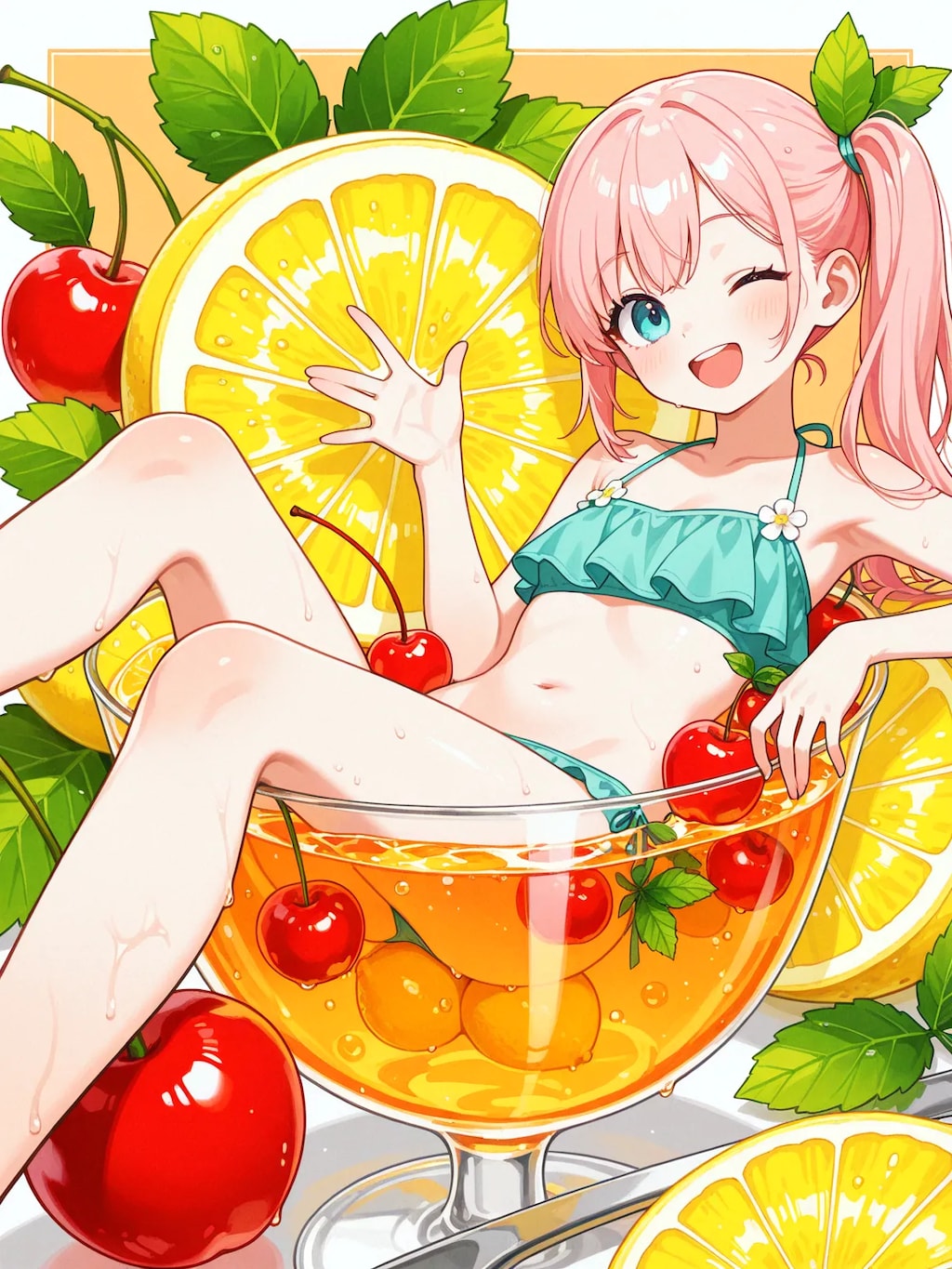 フルーツゼリー…それともフルーツポンチ？