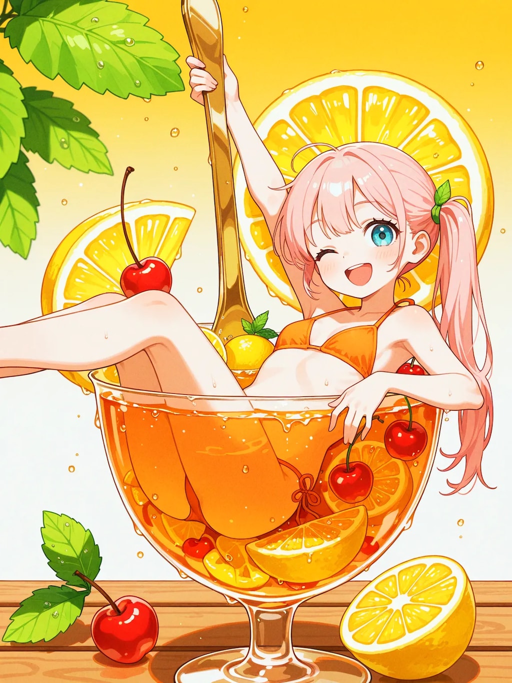 フルーツゼリー…それともフルーツポンチ？