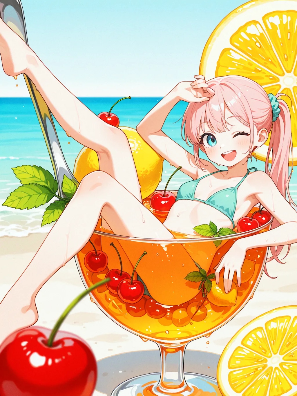 フルーツゼリー…それともフルーツポンチ？