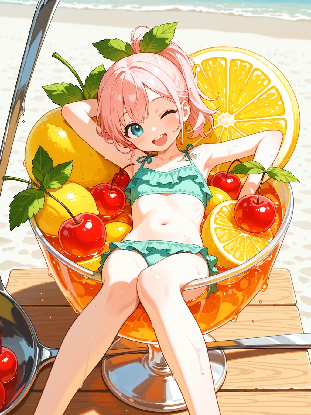 フルーツゼリー…それともフルーツポンチ？