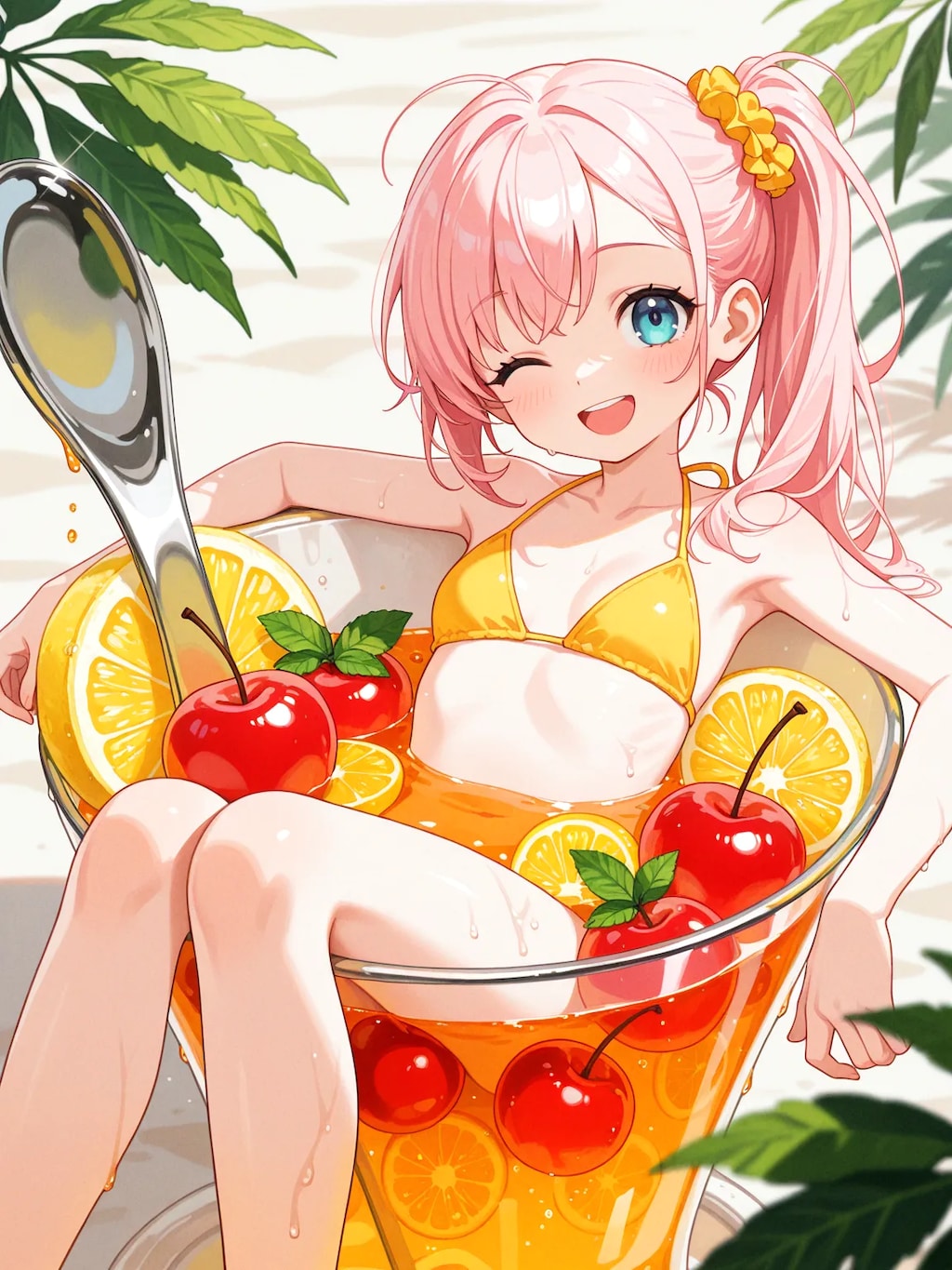 フルーツゼリー…それともフルーツポンチ？