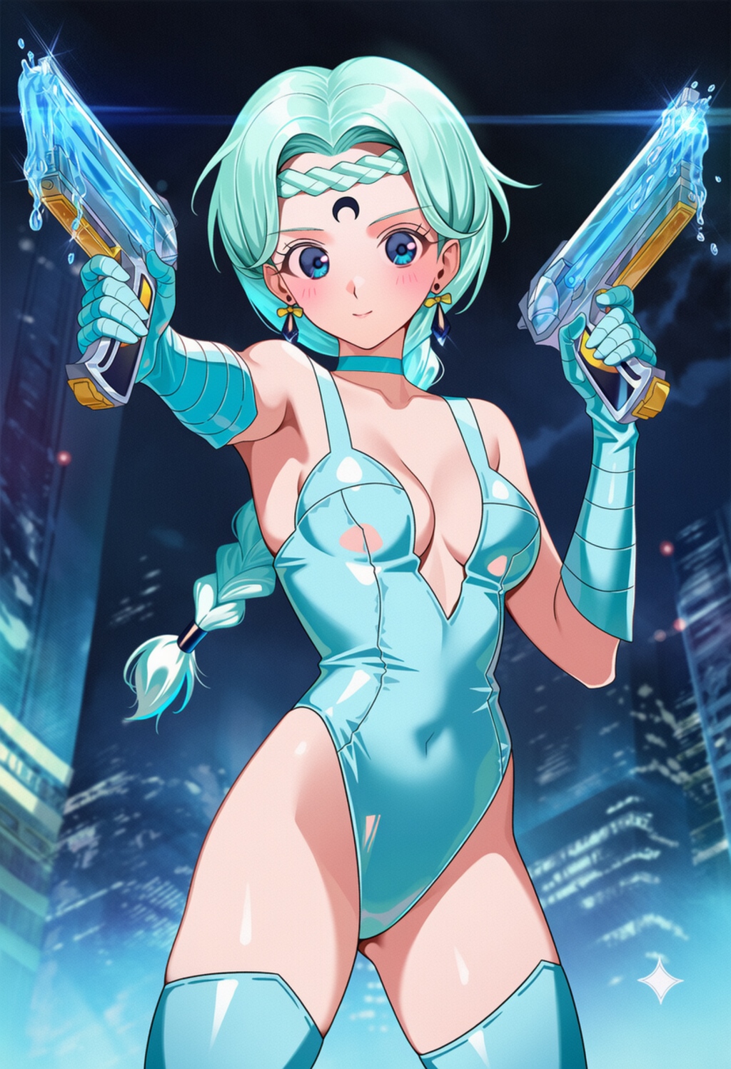 拳銃を持つベルチェ