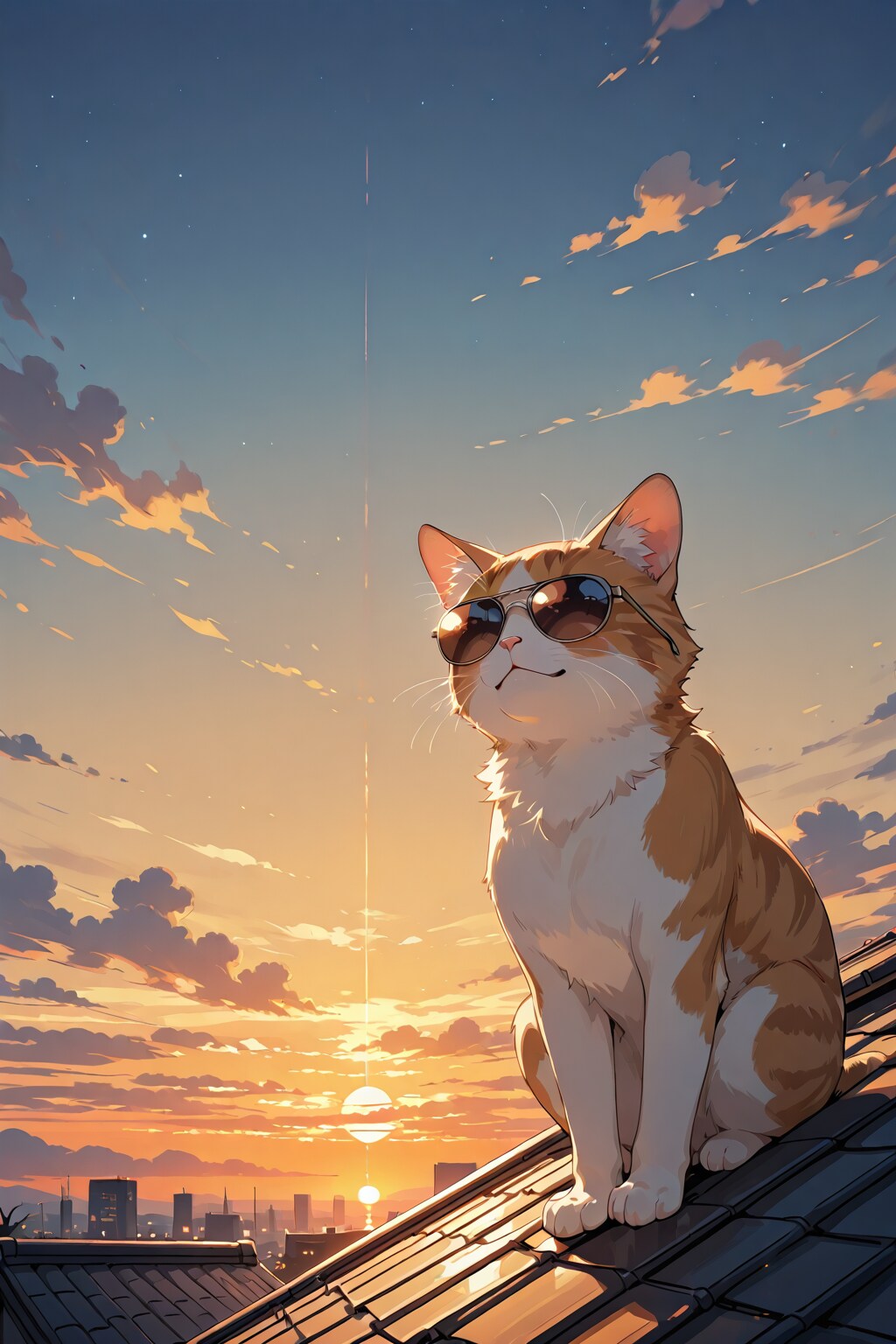 夕陽がみゃぶしぃぜぇ