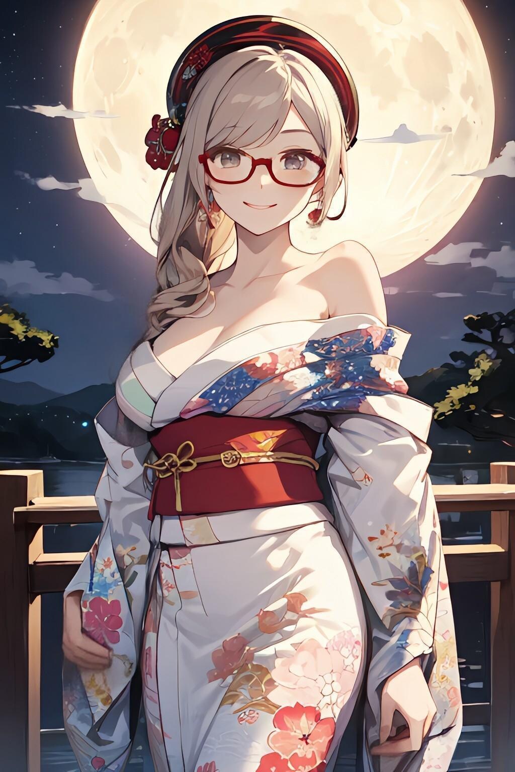 月夜の花魁👘