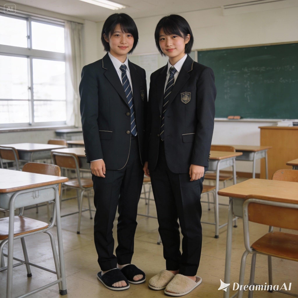 男子の制服を着てみた