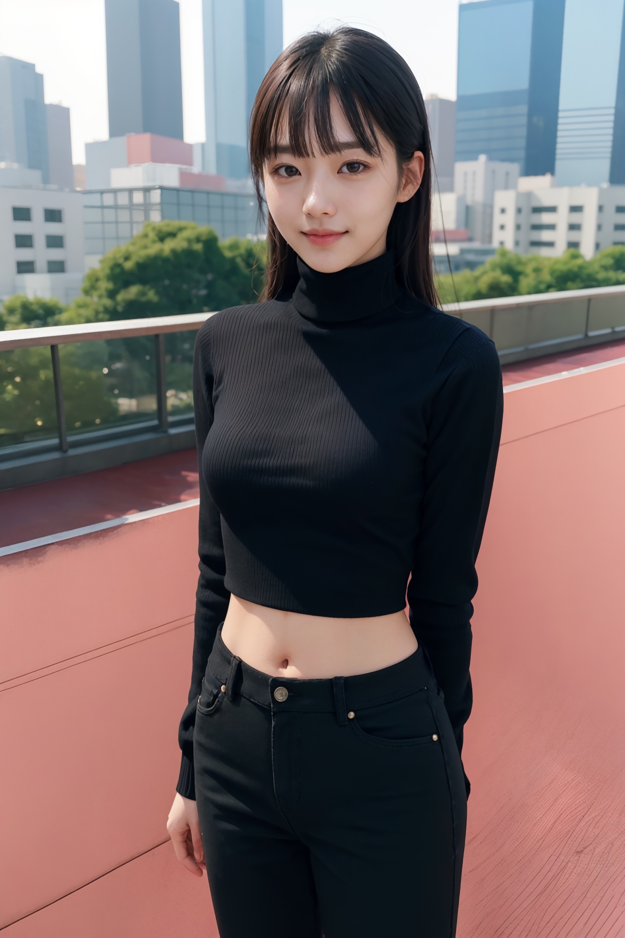 へそ出し 4/4 | の人気AIイラスト・グラビア