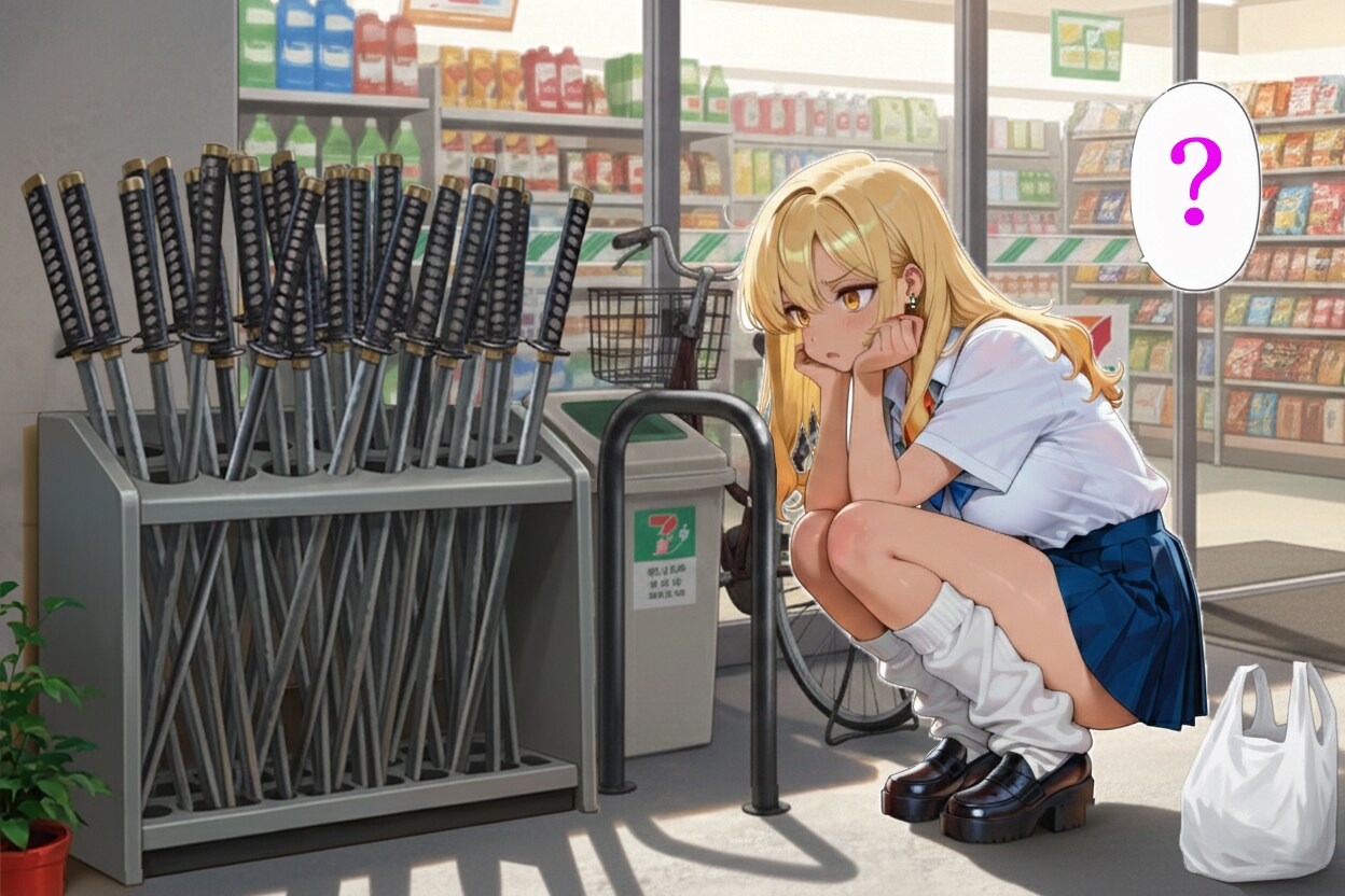 あーしの刀、どれだっけ？