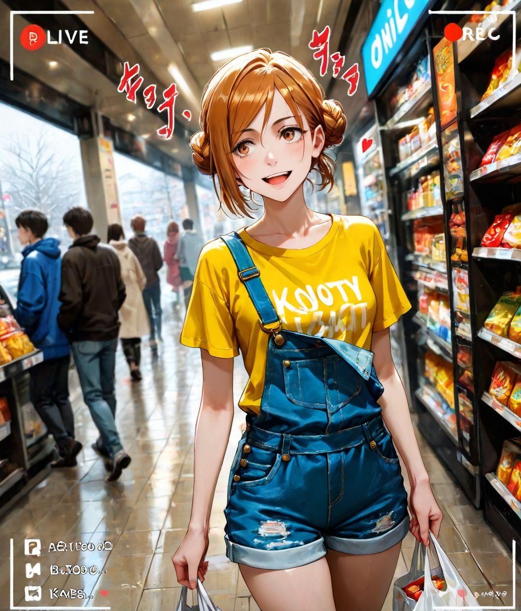 エンディングでショッピングを楽しむ釘崎野薔薇 002