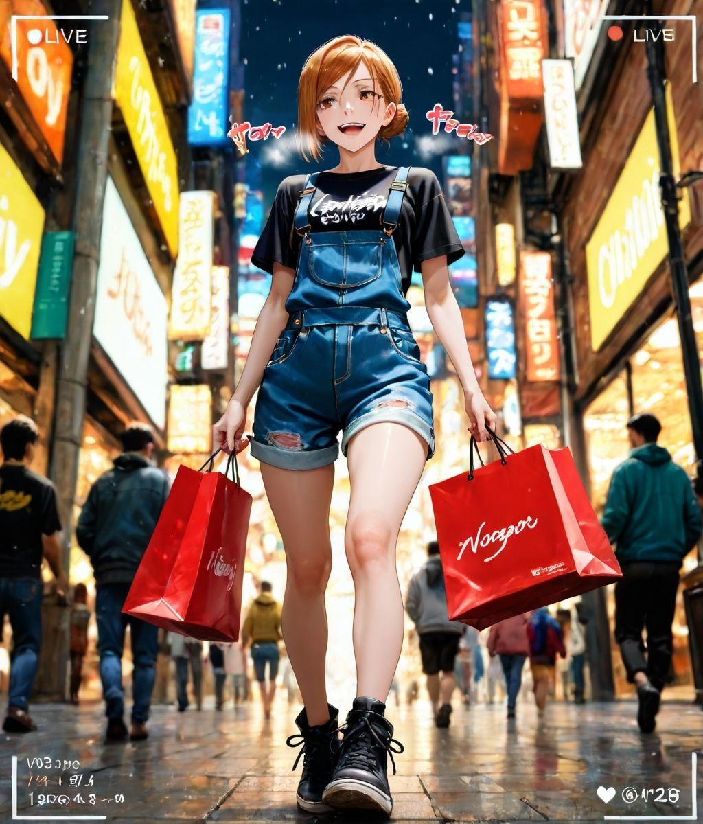 エンディングでショッピングを楽しむ釘崎野薔薇 002