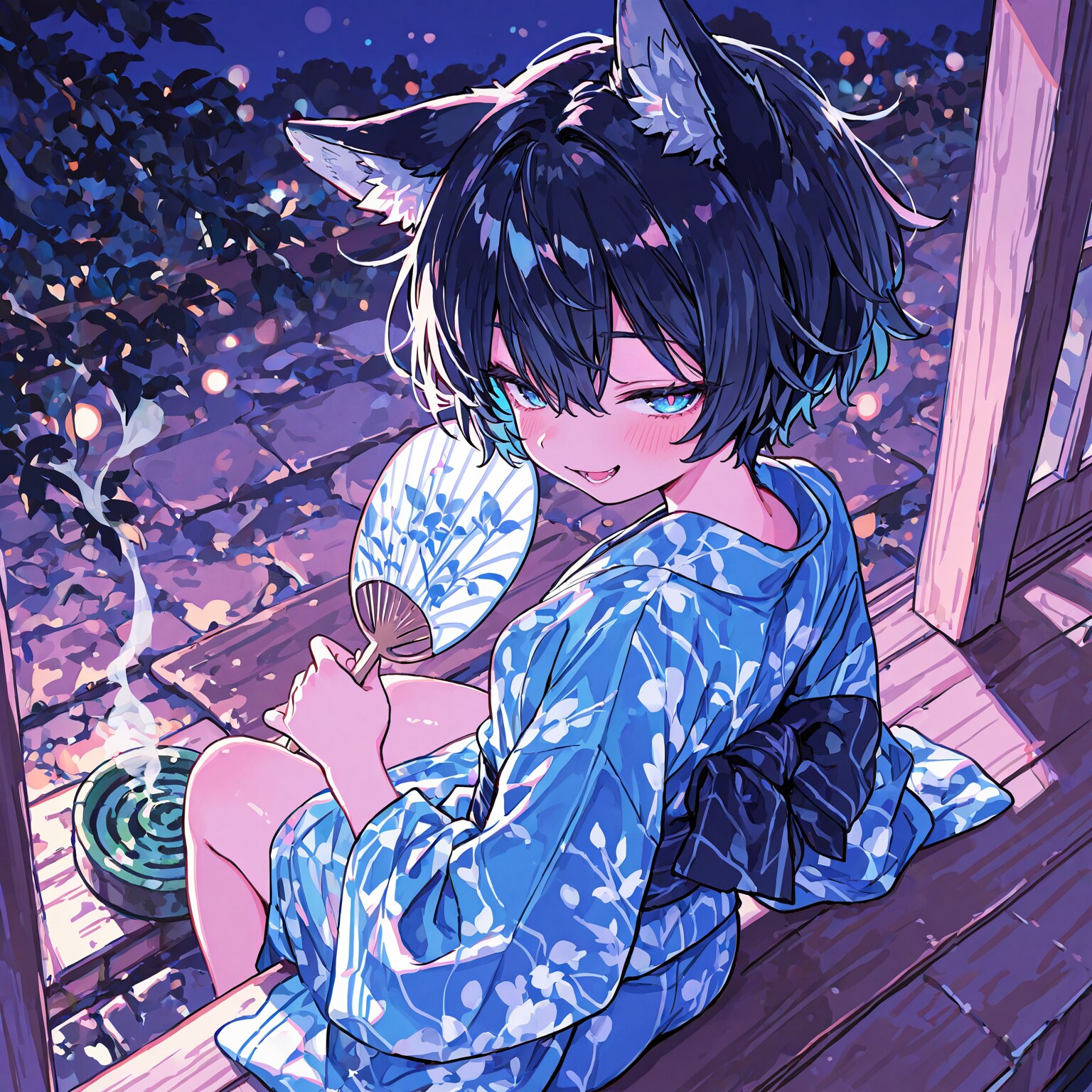 蚊取り線香の香り | の人気AIイラスト・グラビア