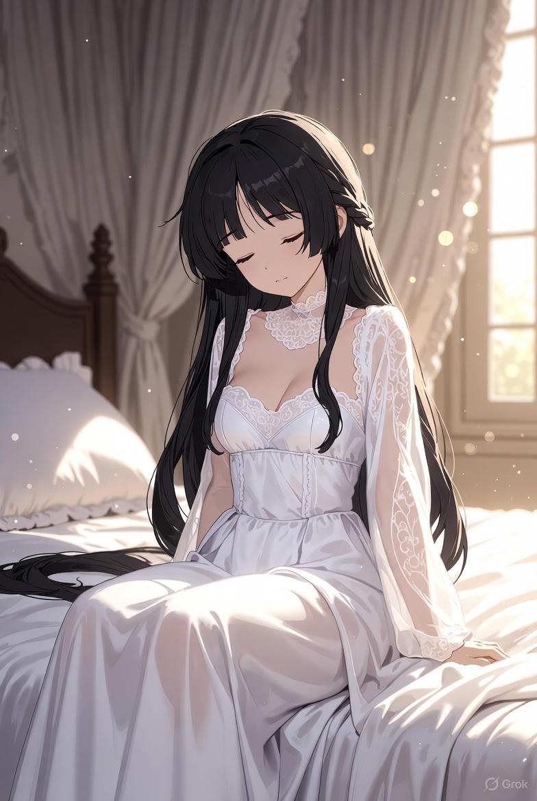 貴族令嬢（寝起き）