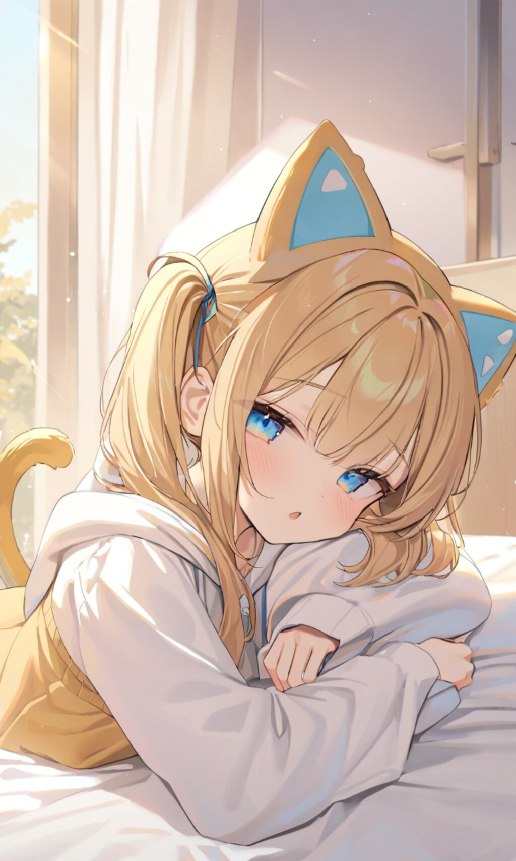 こるり「ねむねむねむ」まや「だらだらするなよ」