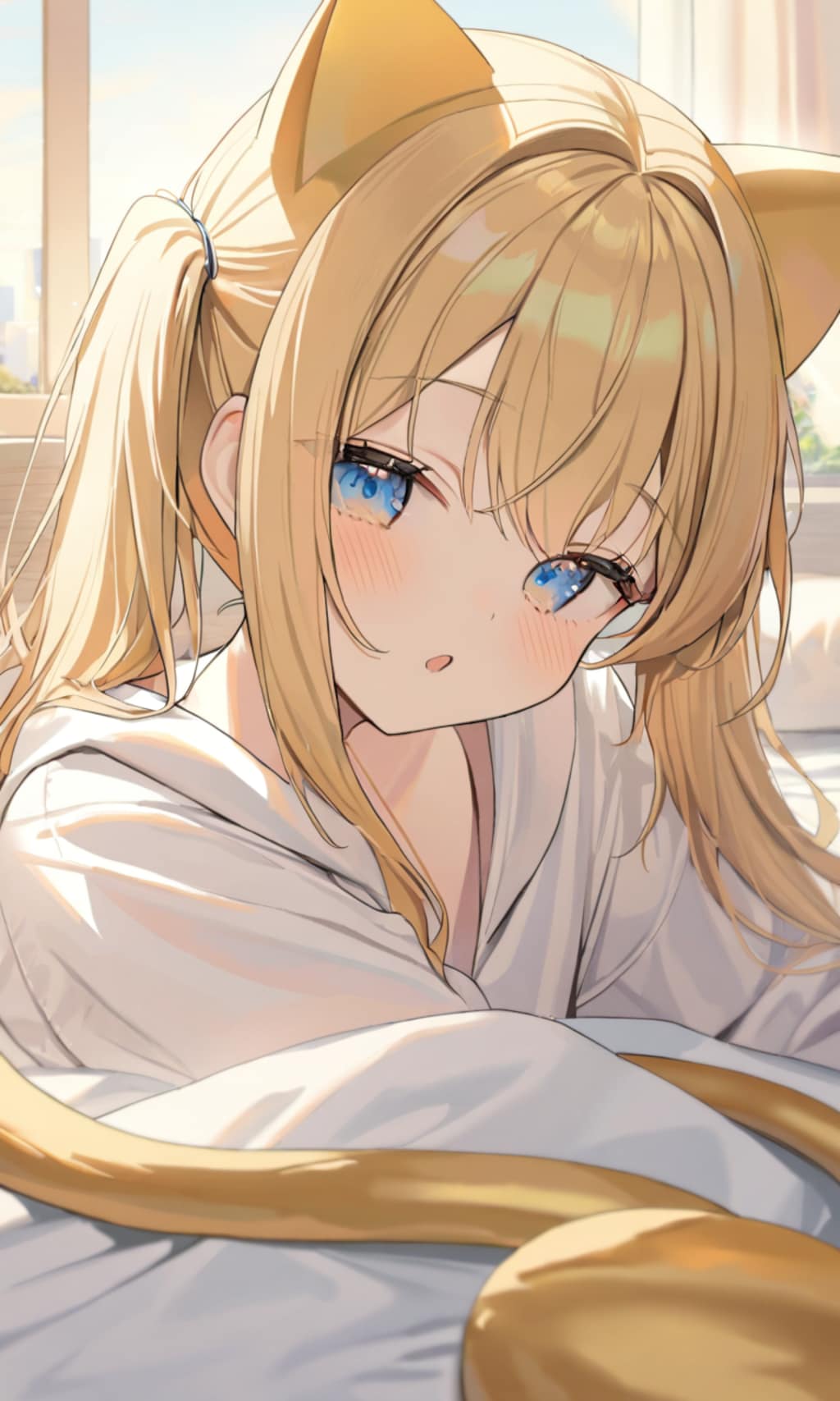 こるり「ねむねむねむ」まや「だらだらするなよ」