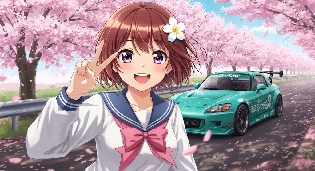 アニメキャラとS2000